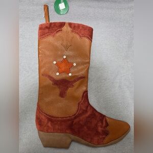 TEXAS themed Christmas Stocking | Rustic Western Holiday Decor